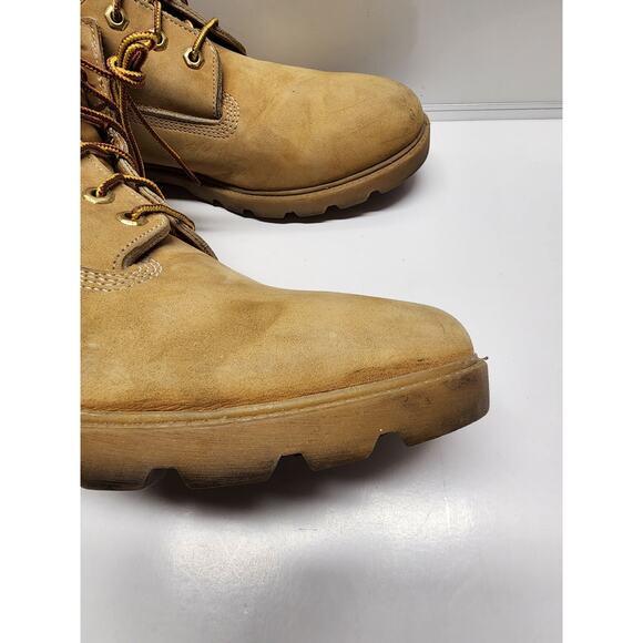 Timberland 10066 6 Inch Wheat Leather Boots Men\'s Size 11.5 M main image 6
